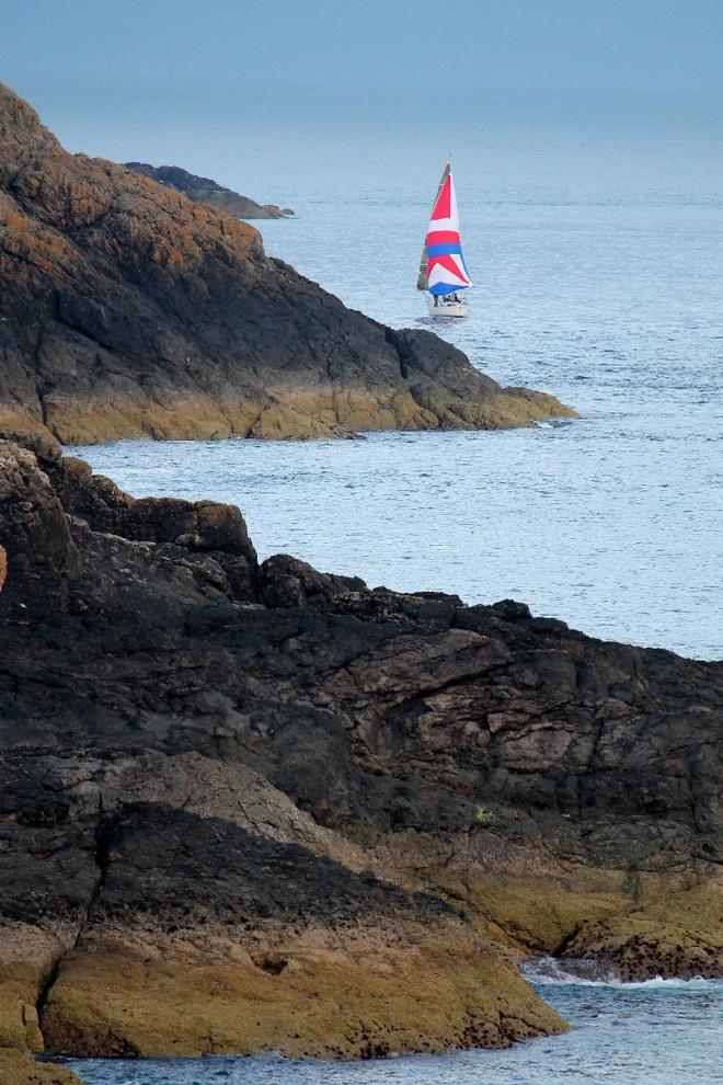 Close in - Bardsey - 2016 Three Peaks Yacht Race © Rob Howard